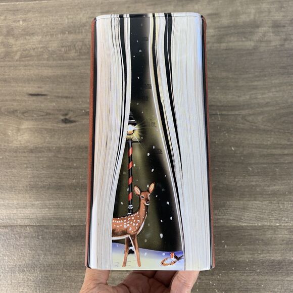 Harry London Chocolates Tin Christmas Storybook Winter Wonderland Embossed - Picture 4 of 9